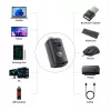 Manhattan USB-C 3-Port Hub, ULTRA KOMPAKTOWY, 3x porty USB-A (1x 5 Gb/s USB 3.2 Gen1, znany jako USB 3.0, 2x 480 Mb/s USB 2.0), zasilany przez USB (nie wymaga zewnętrznego zasilacza)