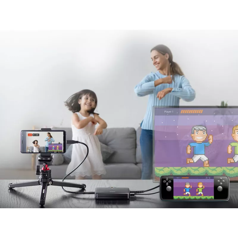 ATEN CAMLIVE™+ (HDMI do USB-C UVC Video Capture z PD3.0 Power Pass-Through)