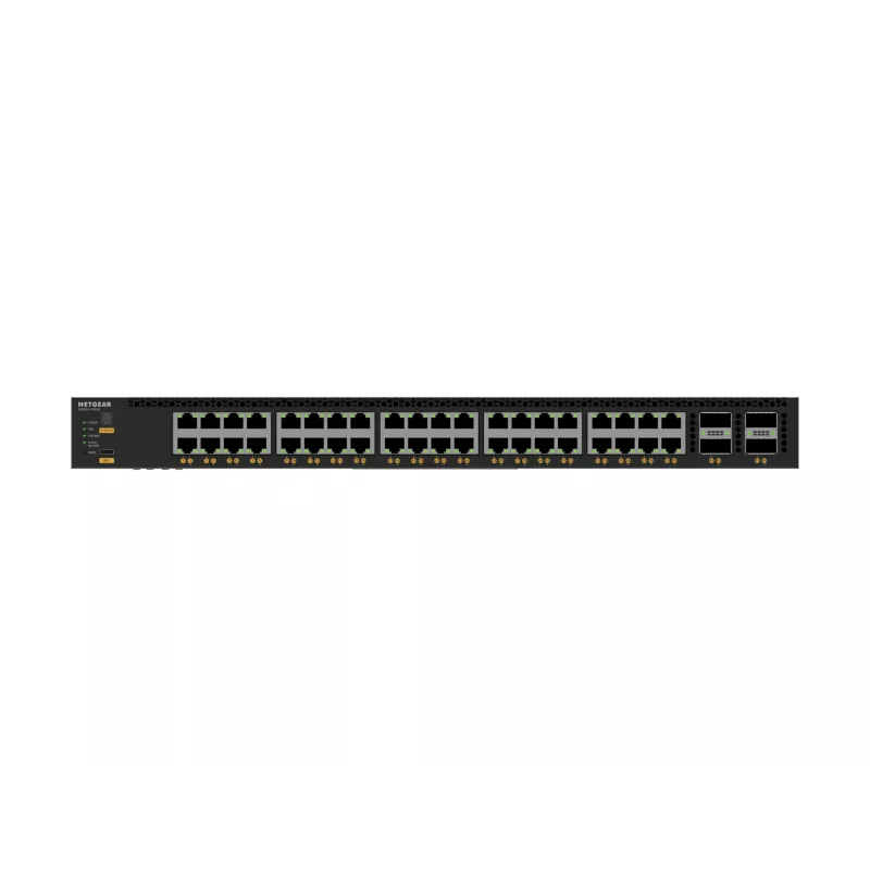 NETGEAR M4350-40X4C Zarządzalny L3 10G Ethernet (100/1000/10000) Power over Ethernet (PoE) 1U Czarny