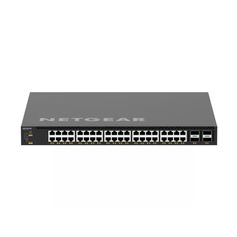 NETGEAR M4350-40X4C Zarządzalny L3 10G Ethernet (100/1000/10000) Power over Ethernet (PoE) 1U Czarny