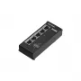 Niezarządzalny przełącznik biurkowy Fast Ethernet PoE Teltonika TSF000 — 5× 10/100 RJ-45, IEEE 802.3af/at, DC 7–57V, czarny