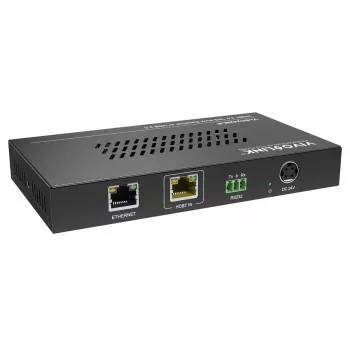 Skaler wideo Vivolink VLSC242M, obudowa metalowa, HDCP 1.4/2.2, AC 110–230V, 250×200×44 mm