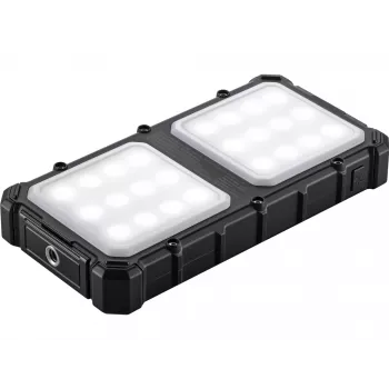 Sandberg Solar Powerbank CampLED 10000, 10000 mAh, programowalne zasilanie (PPS), 3,7 V, 15 W, czarny