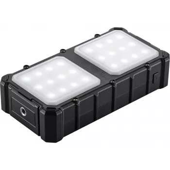 Sandberg Solar Powerbank CampLED 20000, 20000 mAh, Programowalny zasilacz (PPS), 3,7 V, 15 W, Czarny