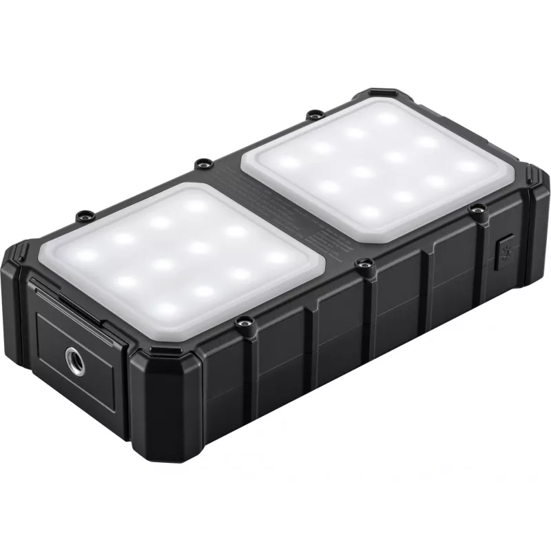 Sandberg Solar Powerbank CampLED 20000, 20000 mAh, Programowalny zasilacz (PPS), 3,7 V, 15 W, Czarny