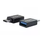 Adapter przejściówka Integral USB 3.0 TYPE-A na TYPE-C - opakowanie detaliczne, zestaw dwóch sztuk