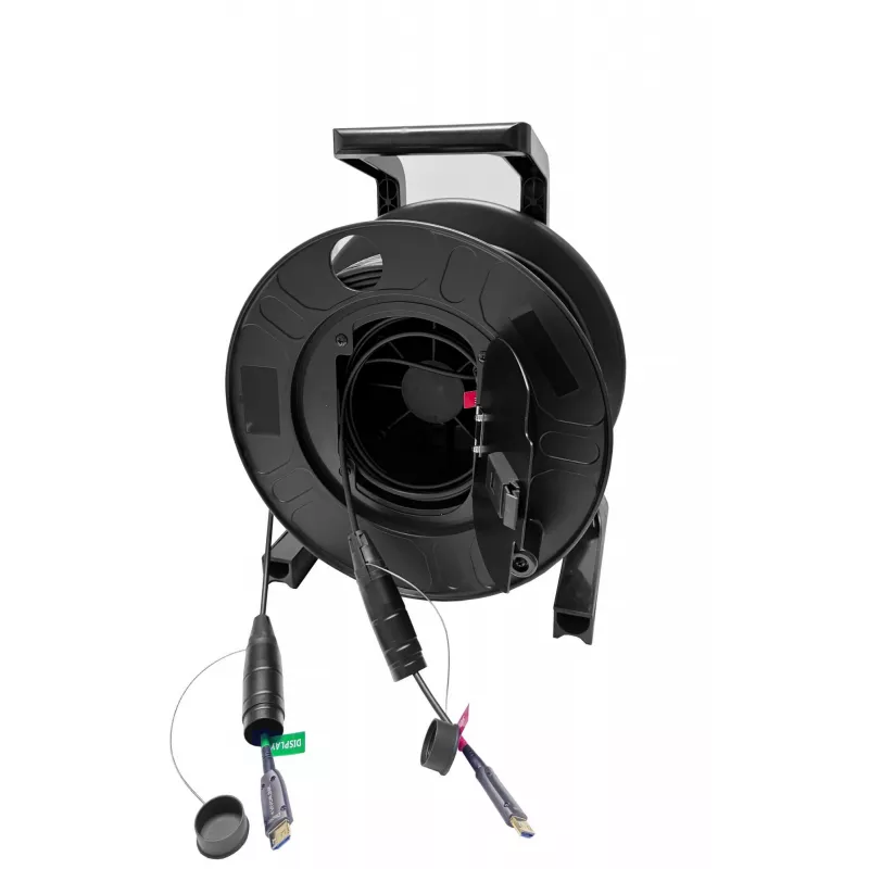 Vivolink PROHDMIOP8K100-DRUM kabel HDMI 100 m czarny