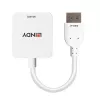 Lindy HDMI 18G to DisplayPort 1.2 Converter, 0,095 m, HDMI Type A (Standard), DisplayPort, Female, Male, prosty