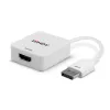 Lindy HDMI 18G to DisplayPort 1.2 Converter, 0,095 m, HDMI Type A (Standard), DisplayPort, Female, Male, prosty