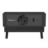 Fellowes 100137172 przedłużacz zasilający 2 m 1 gniazdo AC Do wewnątrz Czarny