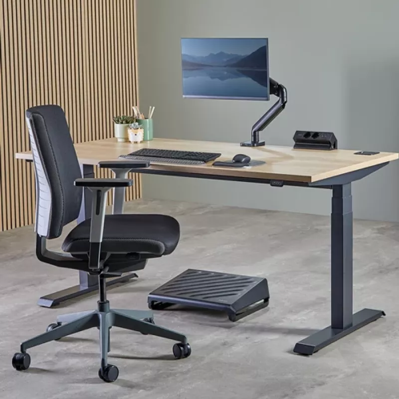 Fellowes 100137182 przedłużacz zasilający 2 m 2 gniazda AC wewnętrzny czarny