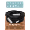 Aktywny przedłużacz USB-C EQUIP 15 m, USB 3.2 Gen 1 (5 Gb/s), styki niklowe, czarny