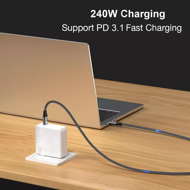 Kabel USB-C na USB-C EQUIP 3,0 m — USB 3.2 Gen 2x2, 20 Gb/s, PD 240 W, 4K@60 Hz, czarny