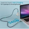 Kabel USB-C na USB-C EQUIP 3,0 m — USB 3.2 Gen 2x2, 20 Gb/s, PD 240 W, 4K@60 Hz, czarny
