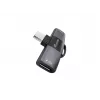 Adapter USB-C OTG 2-w-1 EQUIP 133479 — 100W PD, 10Gbps, 1x USB-C do 2x USB-C, szary
