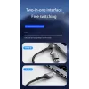 Przejściówka USB na HDMI EQUIP 133498 (wtyki USB-C i USB-A męskie na HDMI, 1080p, obudowa aluminiowa, szara)