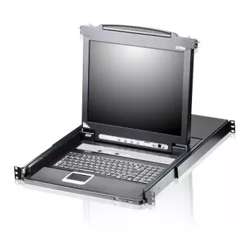 ATEN CL5708N konsola rackowa 48,3 cm (19 cali) Czarny 1U