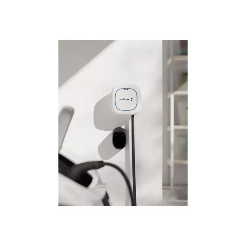 Wallbox Pulsar Max wall charger 22 kW, Wi‑Fi & Bluetooth, 5 m kabel, IP54, IK10, biały