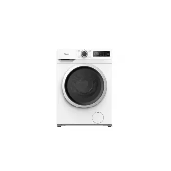 Pralka ładowana od przodu Midea MF110W80BA10/W-HR — 8 kg, 1400 obr./min, klasa energetyczna A, wyświetlacz LED, para, 60×48 cm