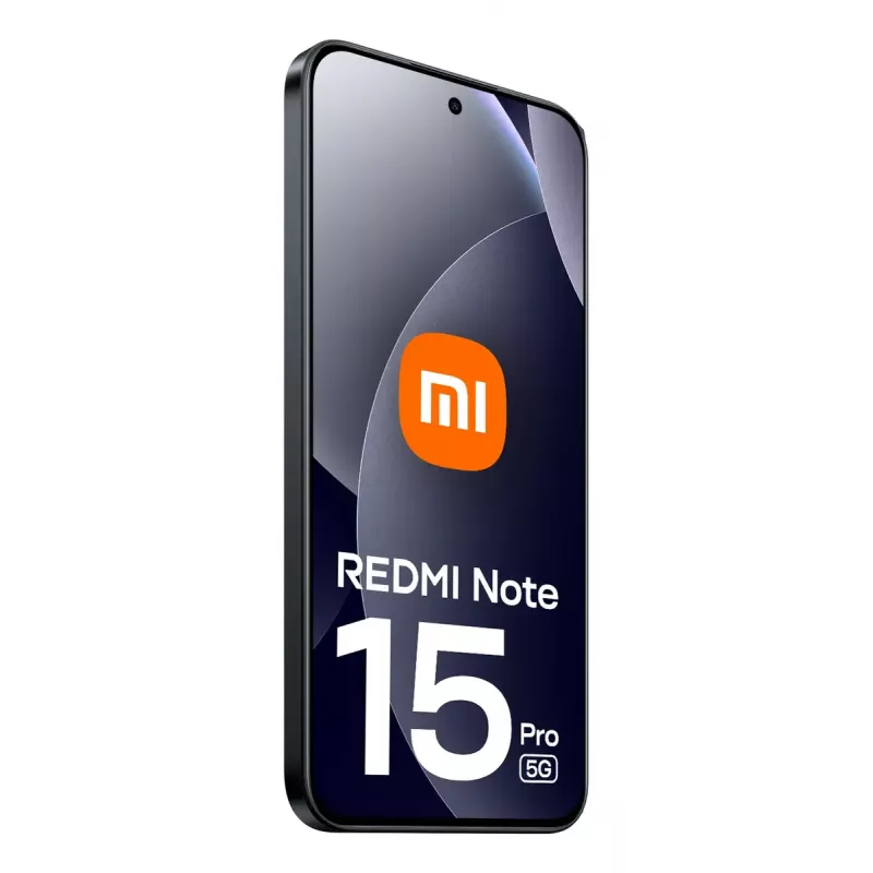 Smartfon Xiaomi Redmi Note 15 Pro 5G — 6,83 cala (17,4 cm), 8 GB RAM, 256 GB, 200 MP, 6580 mAh, czarny