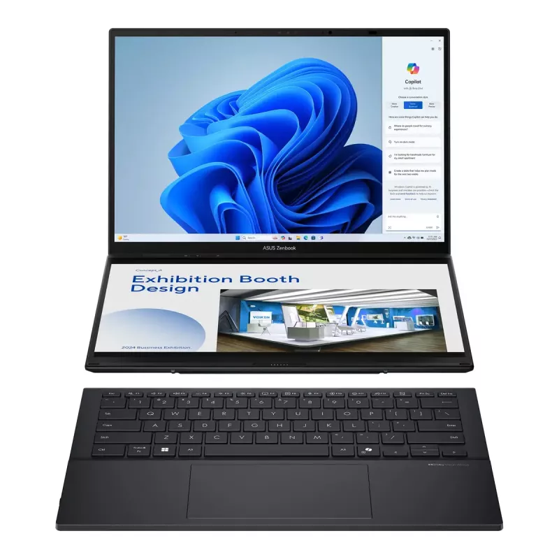 Laptop ASUS Zenbook Duo UX8406CA-QL287W 14 cali OLED Touch FHD 1920x1200 Intel Core Ultra 7 255H 16GB LPDDR5X 1TB SSD Intel Arc Windows 11 Home