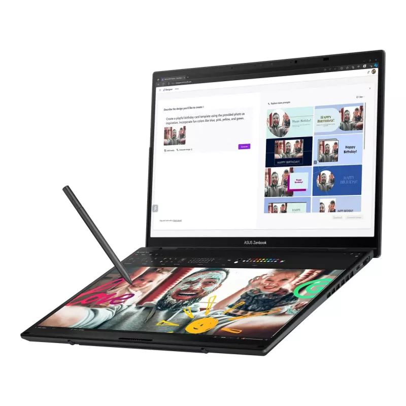 Laptop ASUS Zenbook Duo UX8406CA-QL287W 14 cali OLED Touch FHD 1920x1200 Intel Core Ultra 7 255H 16GB LPDDR5X 1TB SSD Intel Arc Windows 11 Home