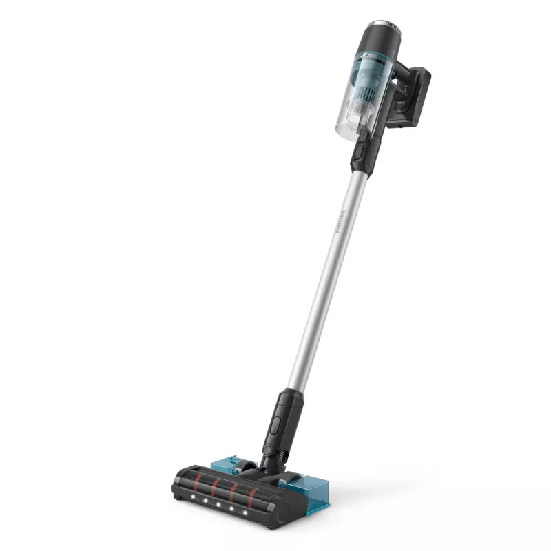 Odkurzacz ręczny Philips serii 3000 XC3131/01, elektryczna miotła, zasilany bateriami, do czyszczenia na sucho, bezworkowy, szary