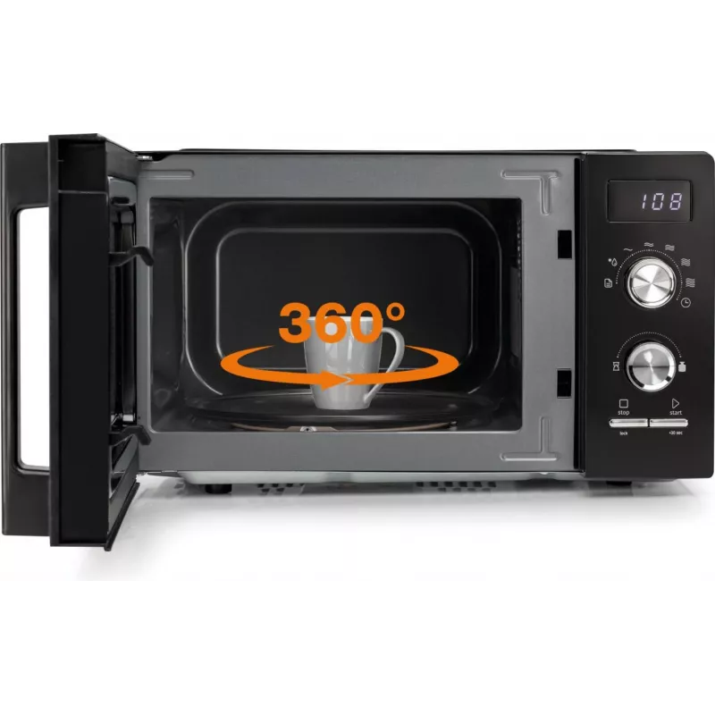 Gorenje MO20A3BH Czarny Kuchenka mikrofalowa kombinowana Blat 20 L 800 W