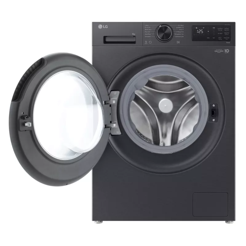 Pralka LG F2X50S9TBB ładowana od przodu 9 kg 1170 obr./min czarna