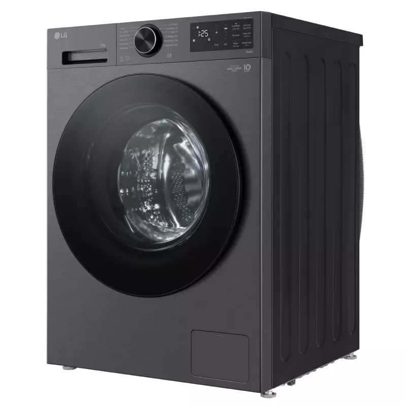 LG F4X5011TBB , A, ładowany od przodu, pojemność prania 11 kg, głębokość 56.5 cm, 1400 obr./min, czarna pralka ładowana od przodu 1351 obr./min