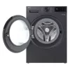 LG F4X5011TBB , A, ładowany od przodu, pojemność prania 11 kg, głębokość 56.5 cm, 1400 obr./min, czarna pralka ładowana od przodu 1351 obr./min