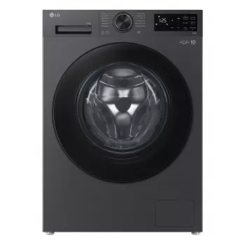 LG F4X5011TBB , A, ładowany od przodu, pojemność prania 11 kg, głębokość 56.5 cm, 1400 obr./min, czarna pralka ładowana od przodu 1351 obr./min