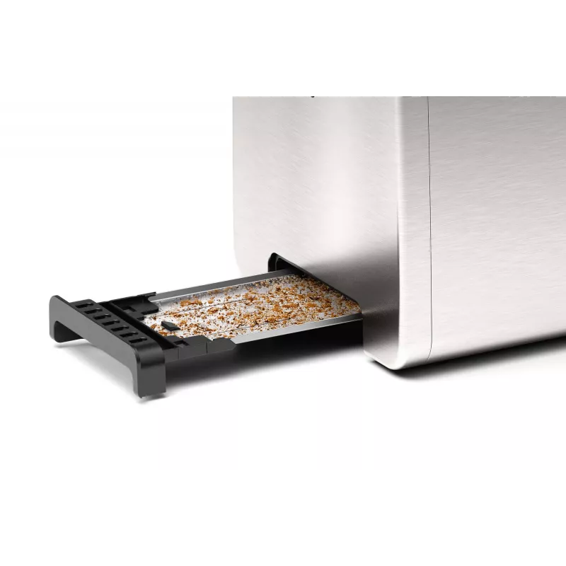 Toster Bosch TAT4P420 2 kromki 970 W Czarny, stal nierdzewna