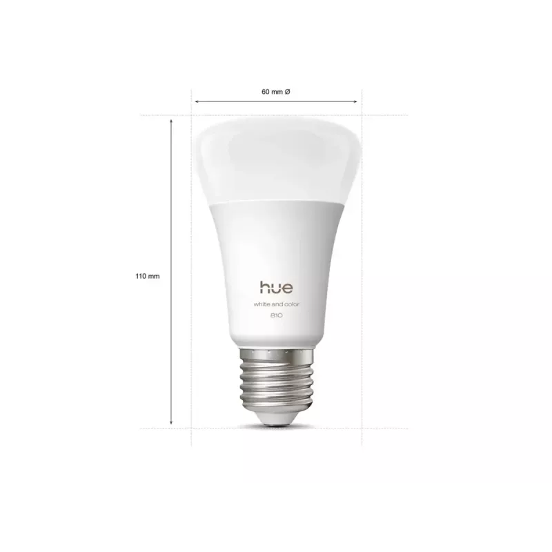 Philips Hue biały and colour ambience A60 – E27 smart bulb – 810