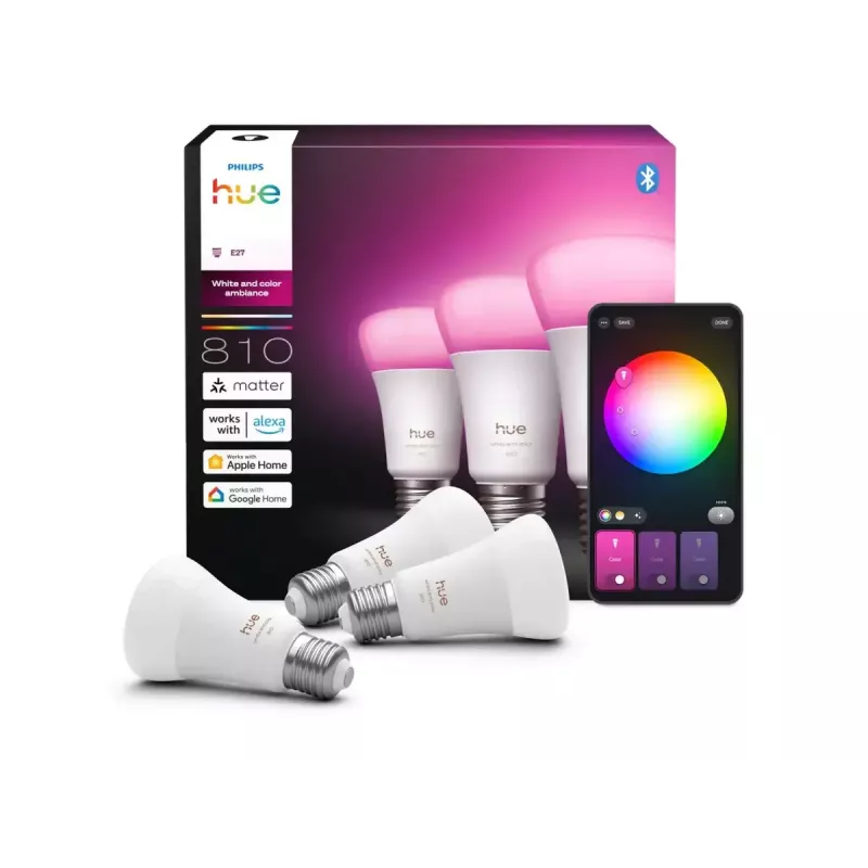 Philips Hue biały and colour ambience A60 – E27 smart bulb – 810