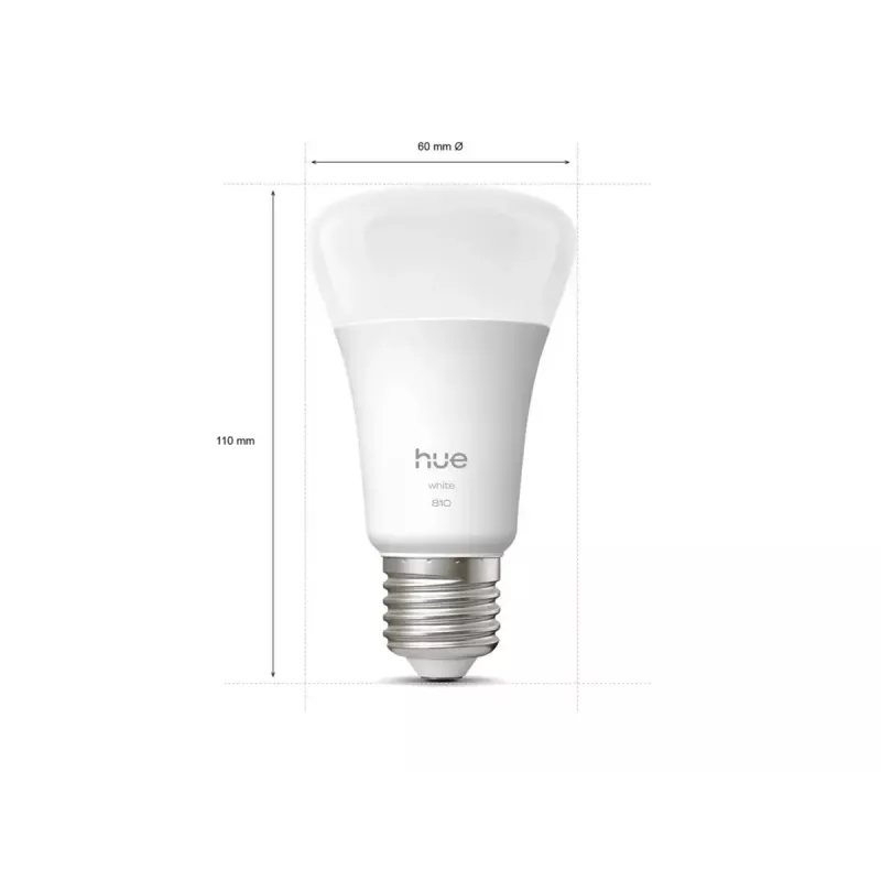 Philips Hue W 810 A60 2P EU | E27 | 7 W | Ciepłe białe do chłodnego białego światło | Bluetooth, Zigbee