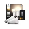 Philips Hue W 810 A60 2P EU | E27 | 7 W | Ciepłe białe do chłodnego białego światło | Bluetooth, Zigbee