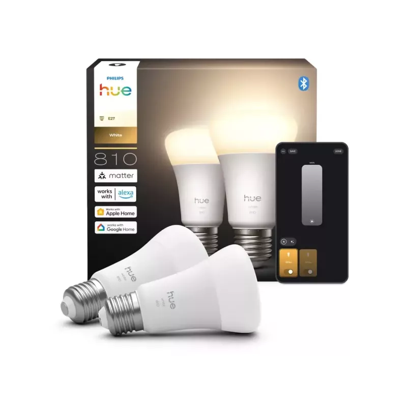 Philips Hue W 810 A60 2P EU | E27 | 7 W | Ciepłe białe do chłodnego białego światło | Bluetooth, Zigbee