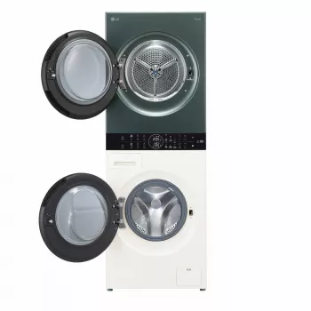 Pralko-suszarka LG WT1210EGF wolnostojąca ładowana od przodu, 22 kg, 1400 obr./min, zielono-biała