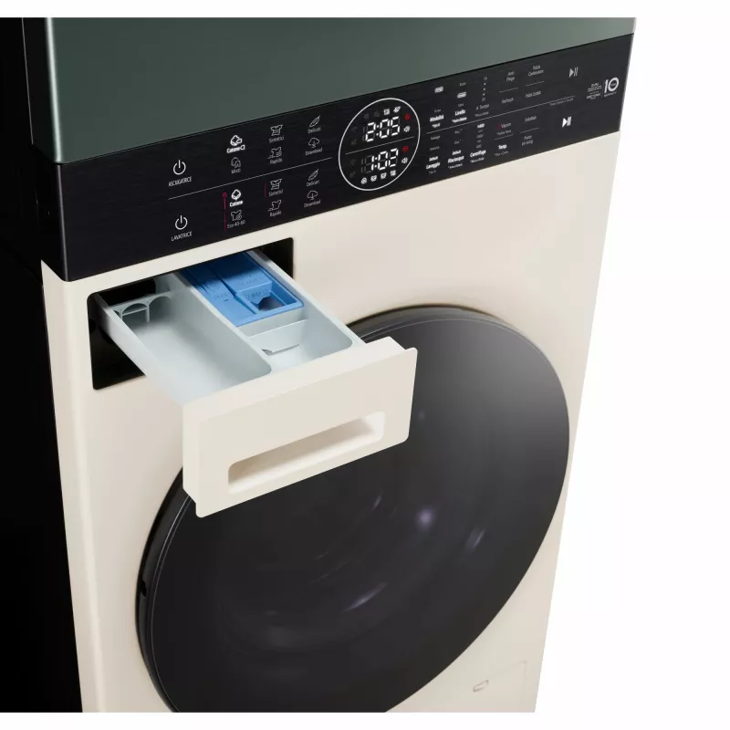 Pralko-suszarka LG WT1210EGF wolnostojąca ładowana od przodu, 22 kg, 1400 obr./min, zielono-biała