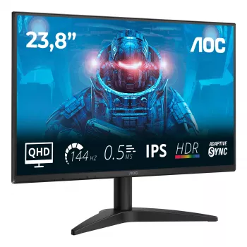 Monitor komputerowy AOC B3 Q24B36X 60,5 cm (23,8 cala) 2560 x 1440 pikseli Quad HD LED Czarny