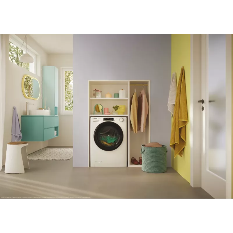 Pralko-suszarka Candy Smart Pro CSOW44644TWMB6-S Wolnostojąca Ładowanie od przodu Biała