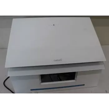 Okap kuchenny podszafkowy CATA THALASSA PRO 60 GWH, 60 cm, maks. 842 m³/h, LED, sterowanie elektroniczne, białe szkło