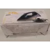 Żelazko parowe ETA Kiara ETA127690000, stopa ceramiczna, 2200 W, zbiornik na wodę 220 ml, para ciągła 40 g/min, uderzenie pary 90 g/min, czarne