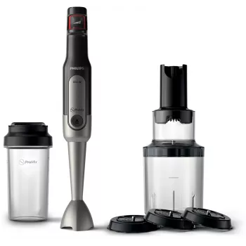 Blender ręczny Philips Viva Collection HR2656/90 Czarny Szczotkowana stal
