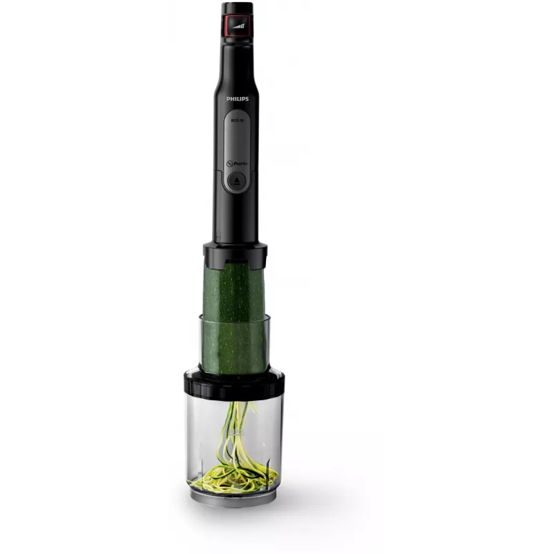Blender ręczny Philips Viva Collection HR2656/90 Czarny Szczotkowana stal