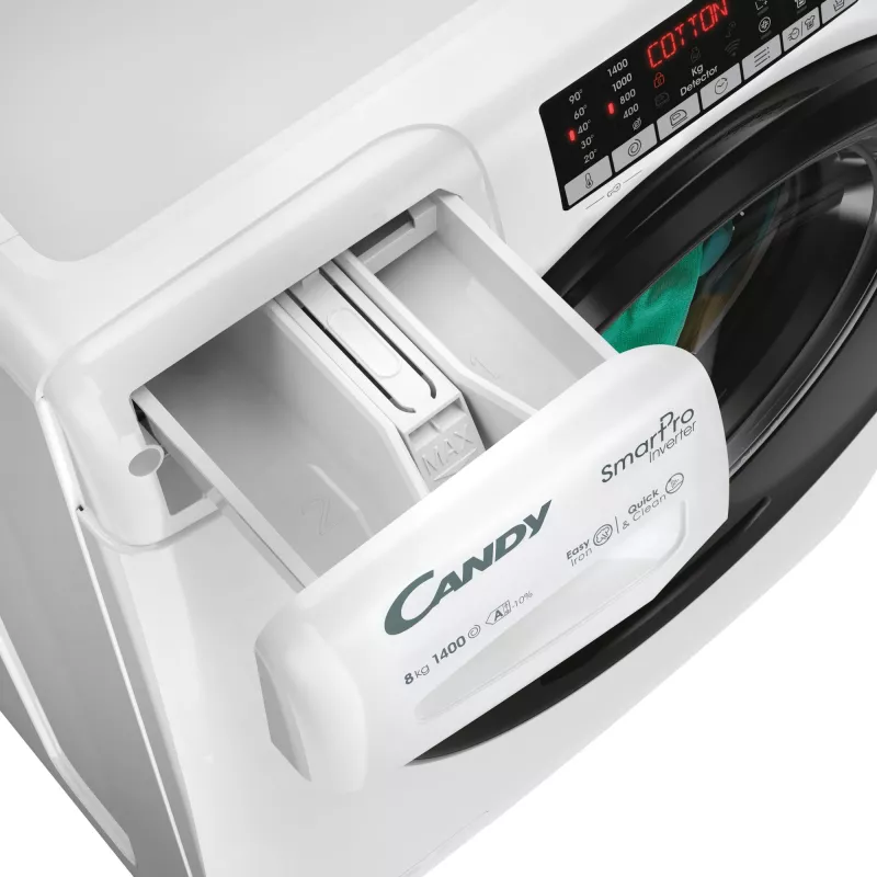 Pralka Candy Smart Pro Inverter CSO486TWMB6/1-S Front-load 8 kg 1400 obr./min Biała