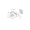 Obudowa PC DeepCool CG330 3F biały — średnia wieża ATX, biała