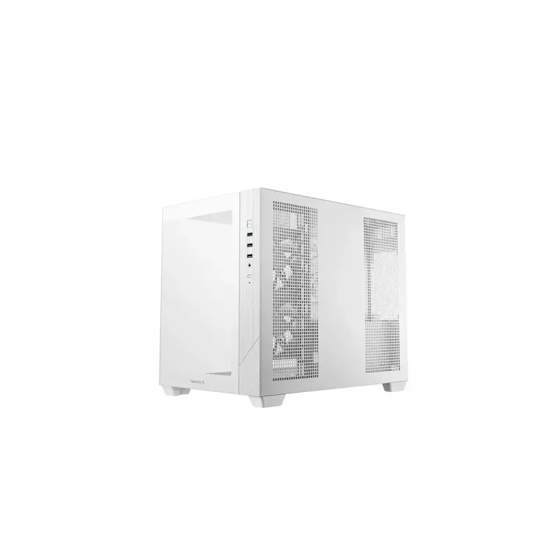 Obudowa PC DeepCool CG330 3F biały — średnia wieża ATX, biała