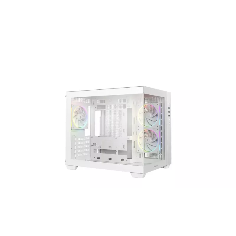 Obudowa PC DeepCool CG330 3F biały — średnia wieża ATX, biała